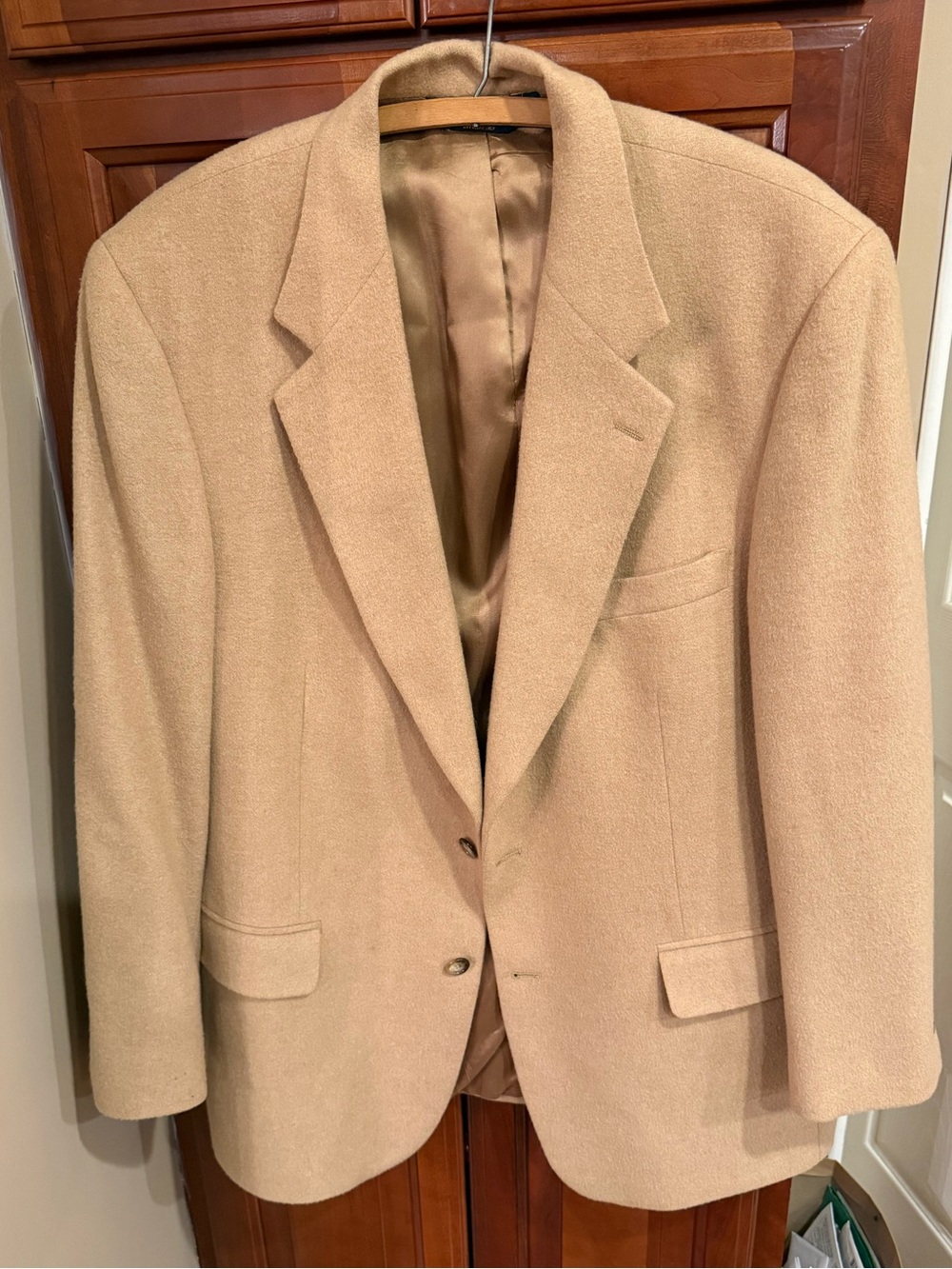 Brooks Brothers Men’s Camel Cashmere Blazer